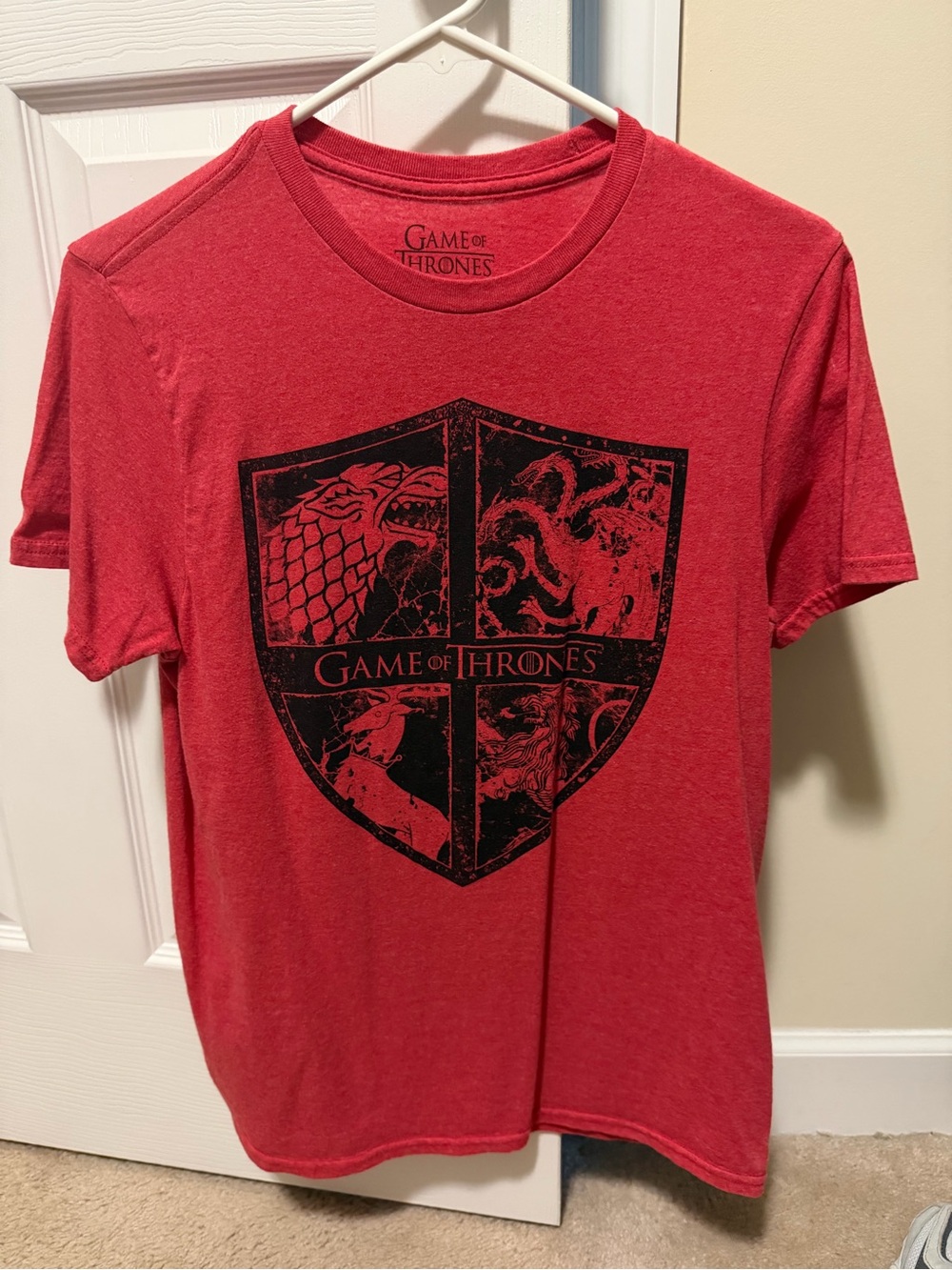 Red Game of Thrones Tee